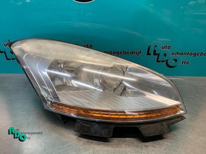 Koplamp rechts van een Citroen C4 Grand Picasso (C4 Grand Pi, Gebruikt, -, Ophalen of Verzenden, -