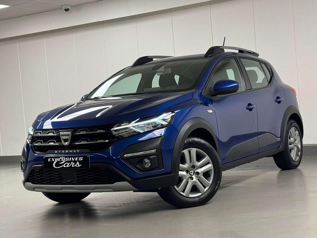 Dacia Sandero 1.0 TCE LPG 91CV STEPWAY CAMERA GPS REG LED, Autos, Euro 6, Entreprise, Détection des panneaux routiers, Noir