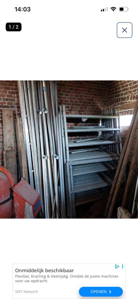 Support Altrex en aluminium, Enlèvement, Comme neuf