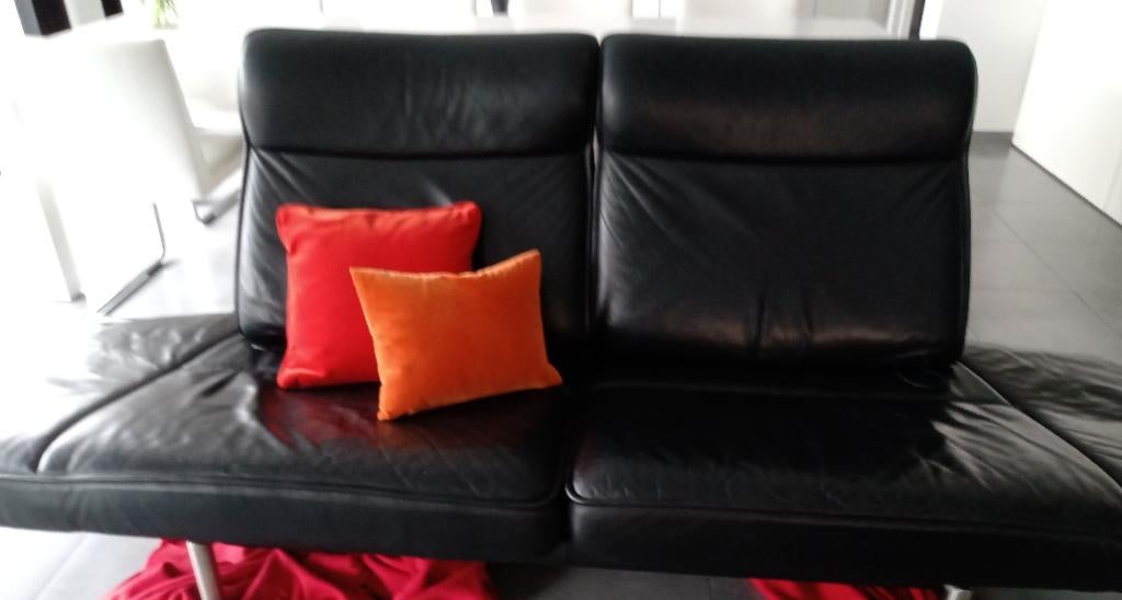 Zetel 2 zit, Huis en Inrichting, Ophalen, Gebruikt, Driepersoons, Modern