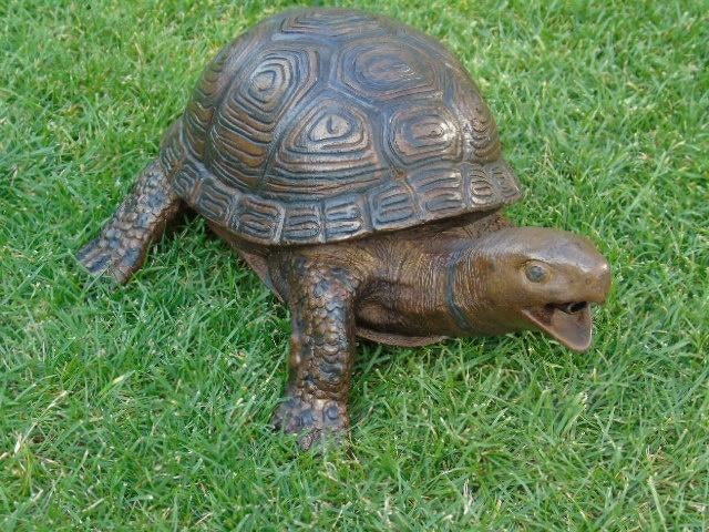 tortue terrestre en bronze et jet d eau !, Enlèvement ou Envoi, Neuf, Autres matériaux, Fontaine