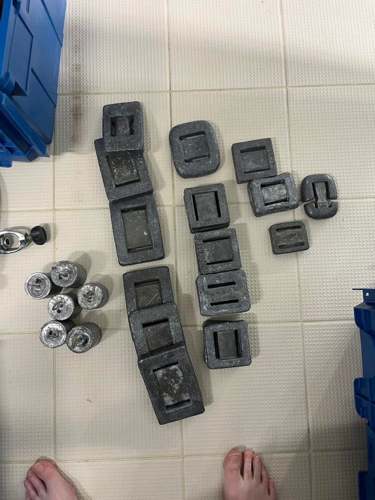 Plomb de plongée ou apnée, Ophalen, Zo goed als nieuw