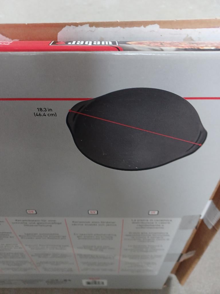 Weber BBQ Pizzasteen, Enlèvement, Comme neuf, Weber