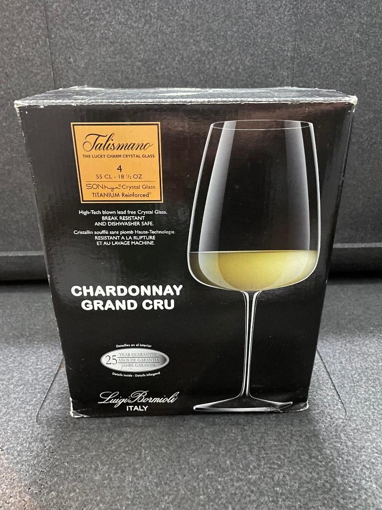 7 wijnglazen Luigi Bormioli Italy, Verzamelen, Ophalen of Verzenden, Zo goed als nieuw