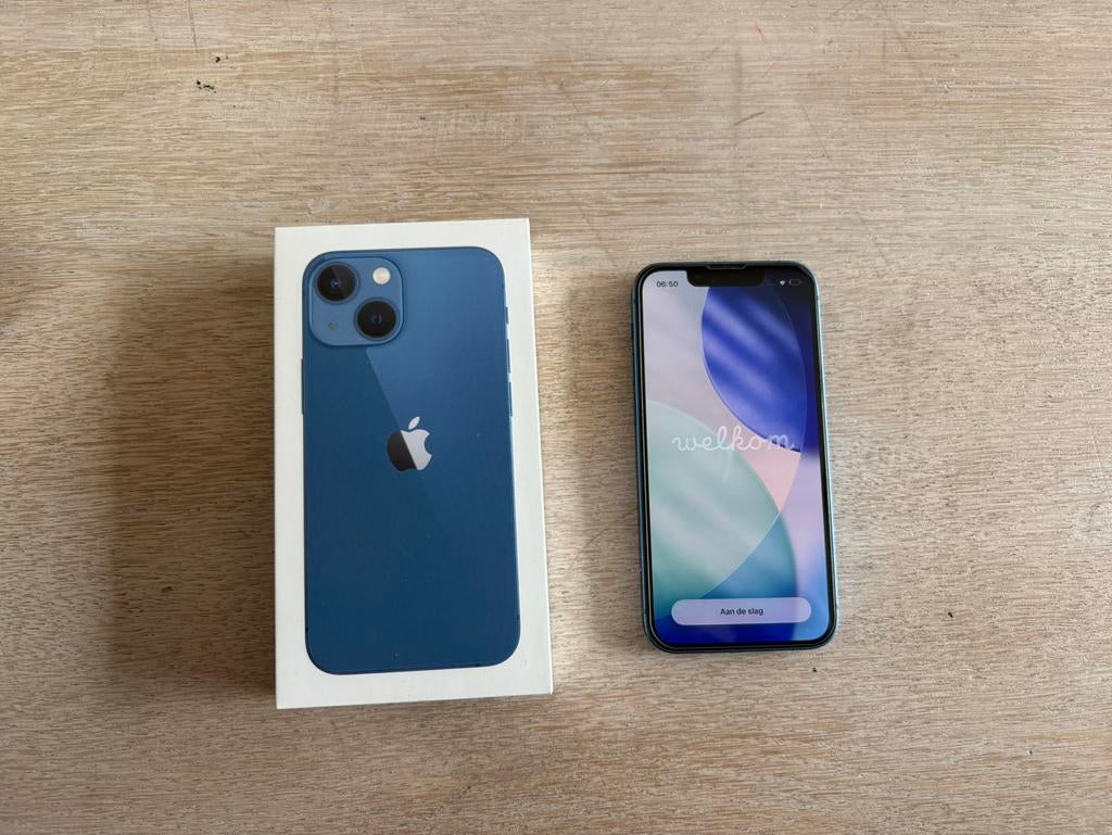 iPhone 13 mini 128GB blauw, Ophalen of Verzenden, Blauw, IPhone 13 mini