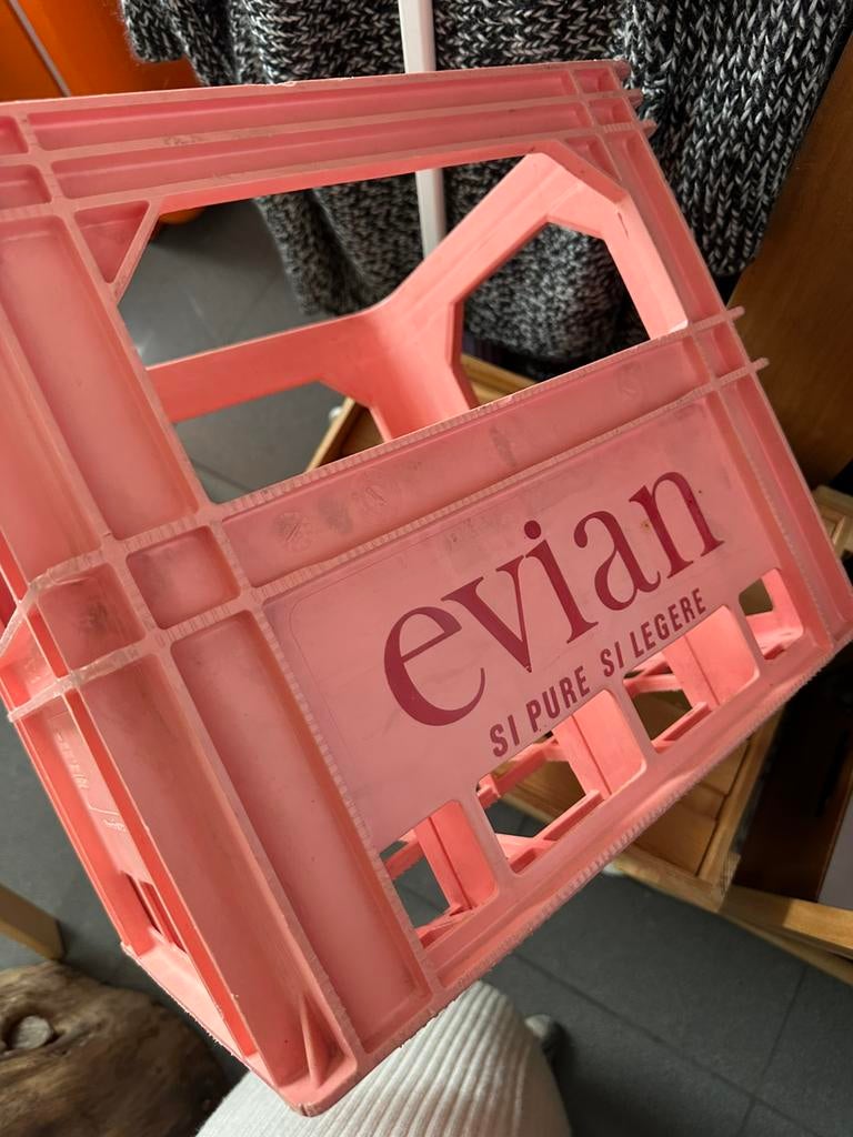 Evian vintage flessenbak, Enlèvement, Utilisé