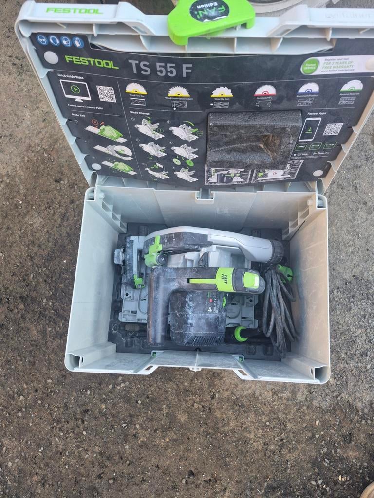 Festool Invalcirkelzaagmachine, Ophalen, Gebruikt, 1200 watt of meer, Overige typen