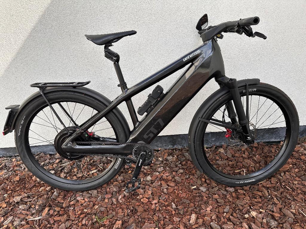 Stromer ST7 Medium - full option - slechts 3400km, Fietsen en Brommers, Elektrische fietsen, Zo goed als nieuw, Stromer, 51 tot 55 cm