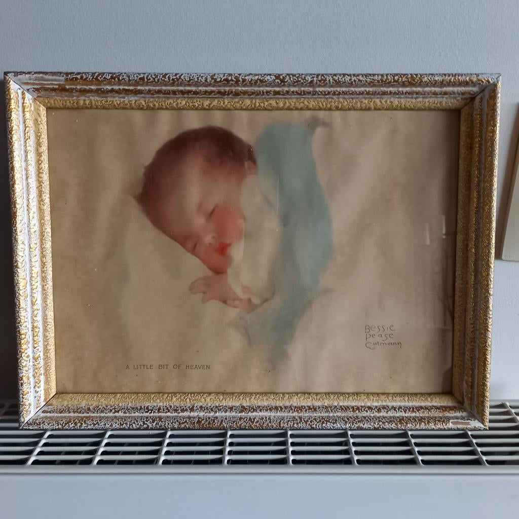 Bessie Pease Gutmann werken in 2 vintage kaders, Antiek en Kunst, Ophalen