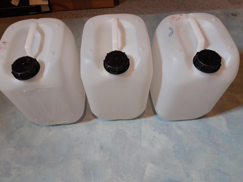 Bidons 10L (3 stuks), Tuin en Terras, Regentonnen, Ophalen, Zo goed als nieuw