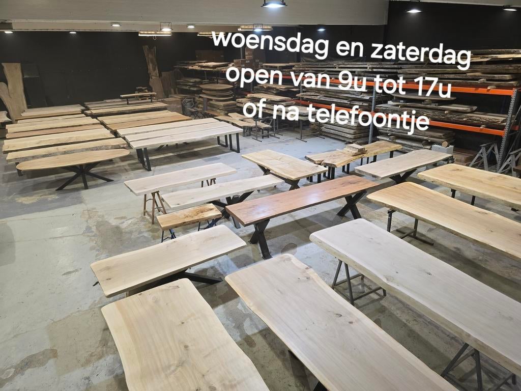 doe het zelf boomstam meubels, Nieuw, Ophalen of Verzenden, Info@boomstamtafel.net, Gentstraat 75, 9700 Oudenaarde