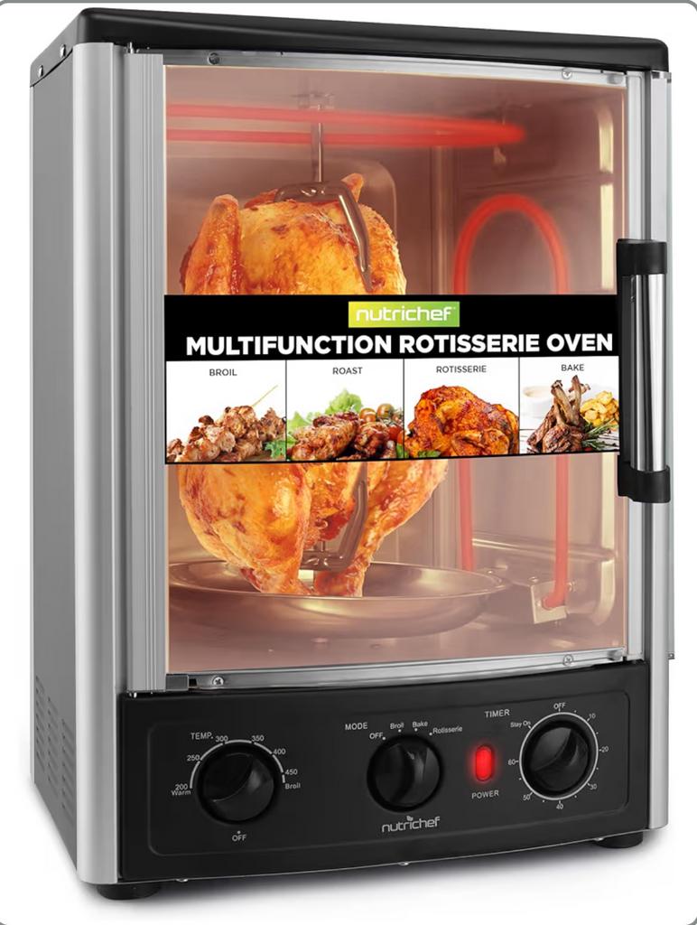 Nutrichef Rotisserie Oven, 31.5 x 34 x 48 cm, Enlèvement, Neuf, Four