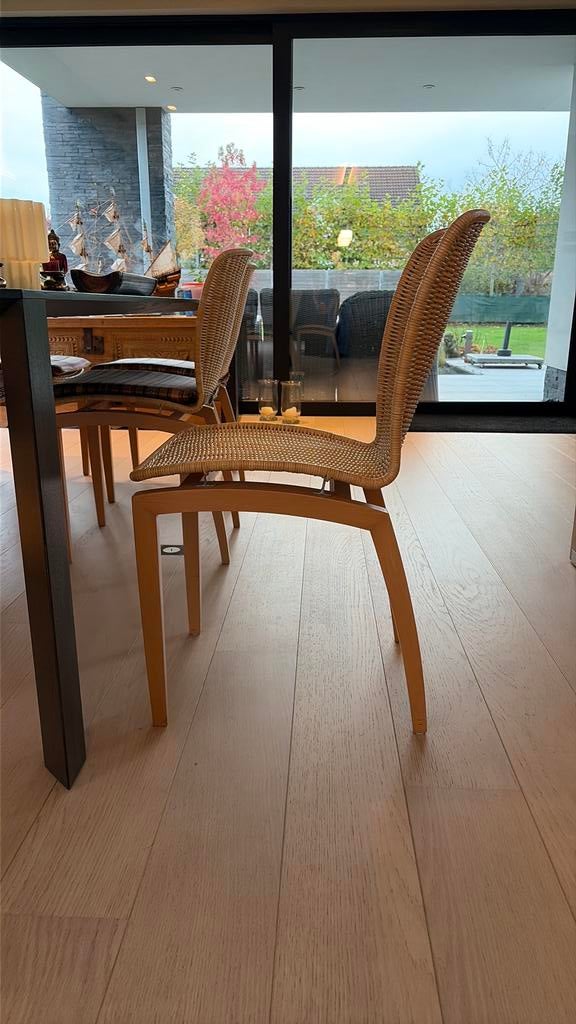 Chaises Ligne Roset beige 6, Enlèvement, Utilisé, Beige