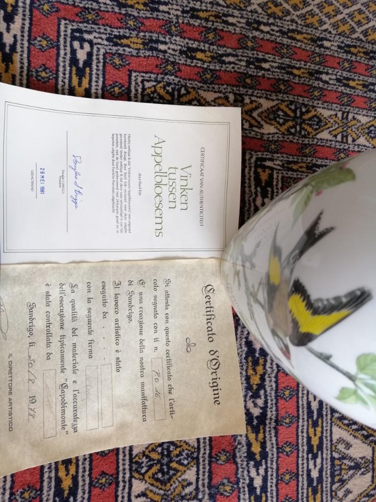 Vaas Franklin porselain, Antiquités & Art, Enlèvement