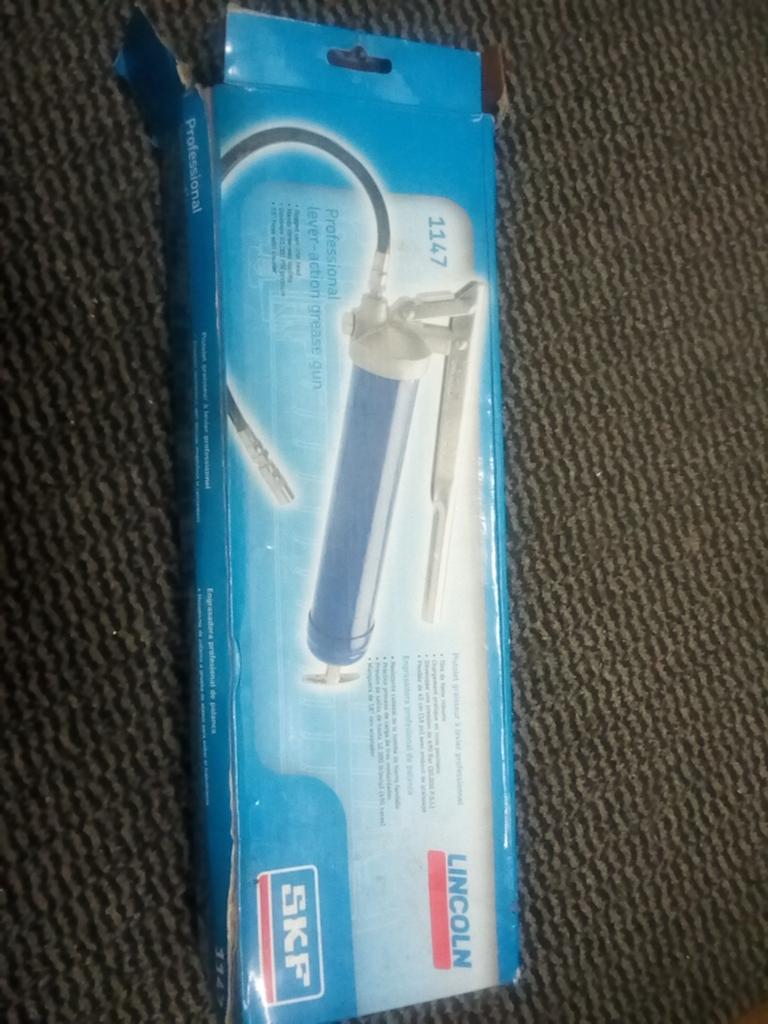 Lincoln 1147 vetspuit met professionele hendel, Ophalen of Verzenden