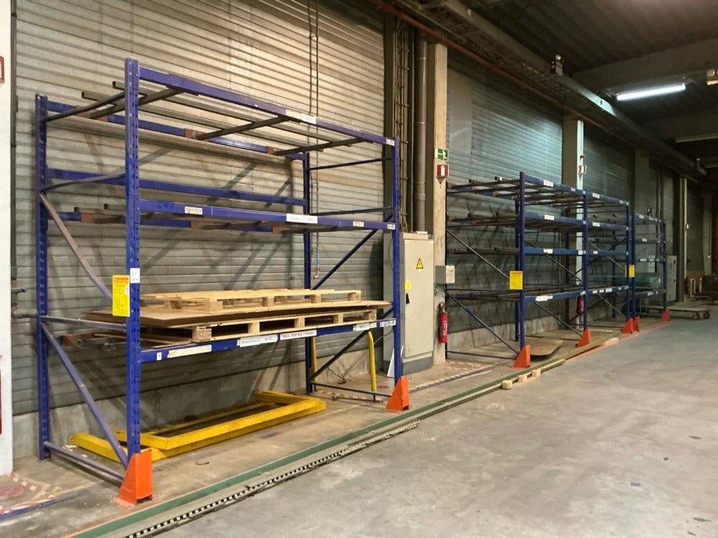 Industriële schappen - palletstelling, hoogte 3,3 m, Doe-het-zelf en Bouw, Gereedschap | Overige machines, Zo goed als nieuw, Ophalen