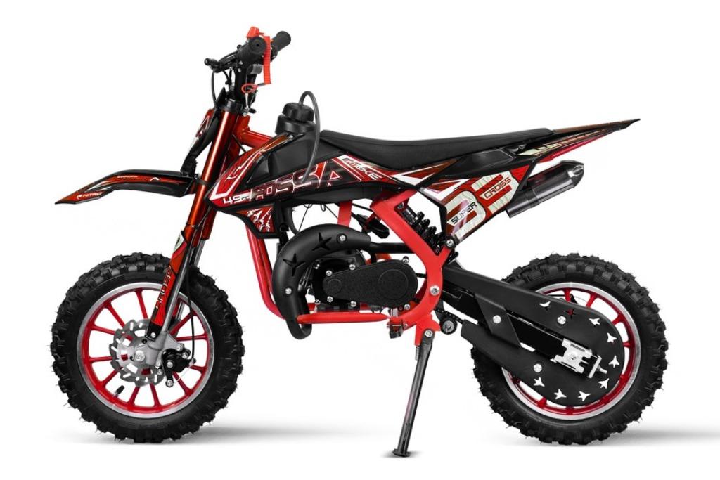 Mini Crosser minibike 2takt 49cc dirtbike pitbike 60cc, Neuf, Enlèvement ou Envoi, 49 cm³, Essence