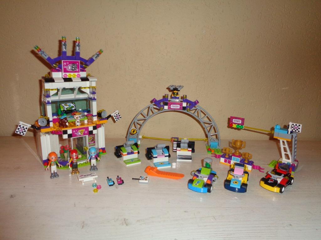 LEGO Friends Kart De Grote Racedag - 41352, Ophalen of Verzenden, Gebruikt, Complete set, Lego