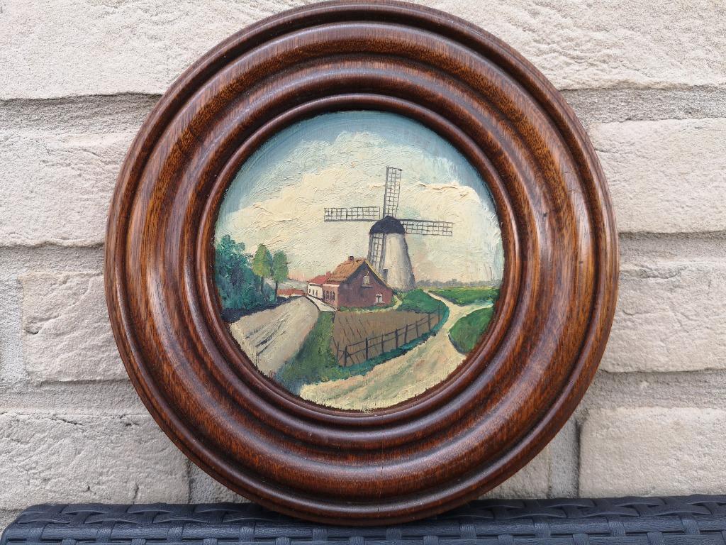 schilderij molen ten hootond regio ronse&kluisbergen, Ophalen of Verzenden