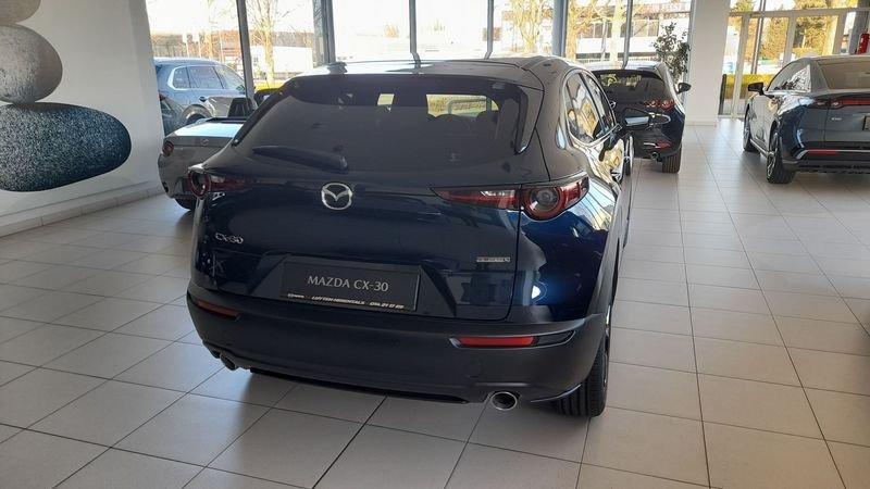 Mazda CX-30 5DR WGN 2.0L e-Skyactiv X 186 hp 6AT Homura, Stof, Zwart, 4 cilinders, Blauw