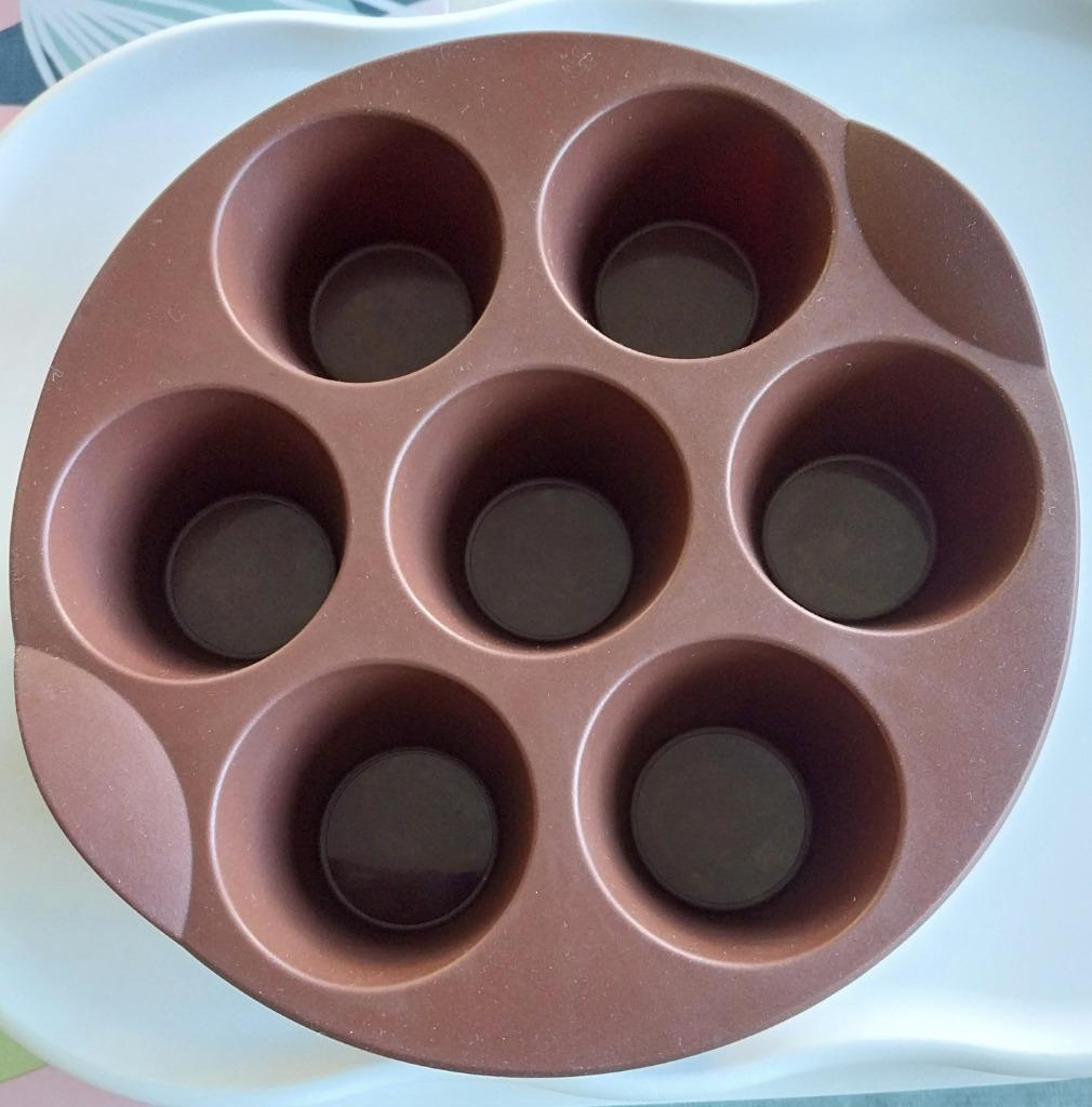 Tupperware silicone muffinvorm, Ophalen, Bruin, Bak of Kom