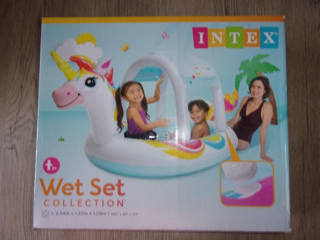 piscine licorne fontaine INTEX NEUVE, Jardin & Terrasse, Enlèvement ou Envoi, Neuf, Ovale, Piscine gonflable