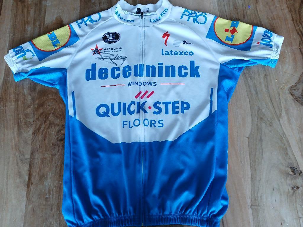 Wielertrui Tim declercq, Sport en Fitness, Wielrennen, Ophalen of Verzenden, Gebruikt, Kleding