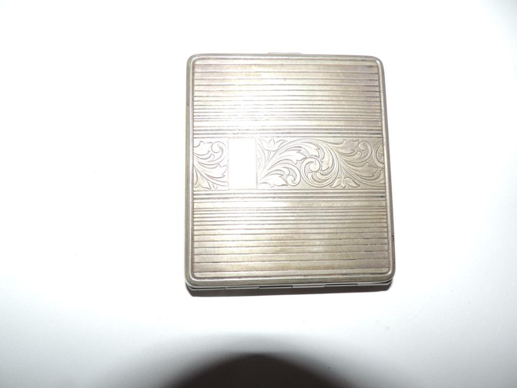 sigarettendoosje zilver ALPACCA, Antiquités & Art, Enlèvement, Argent