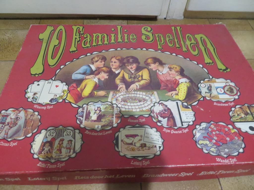 10 familiespelen, Ophalen, Zo goed als nieuw