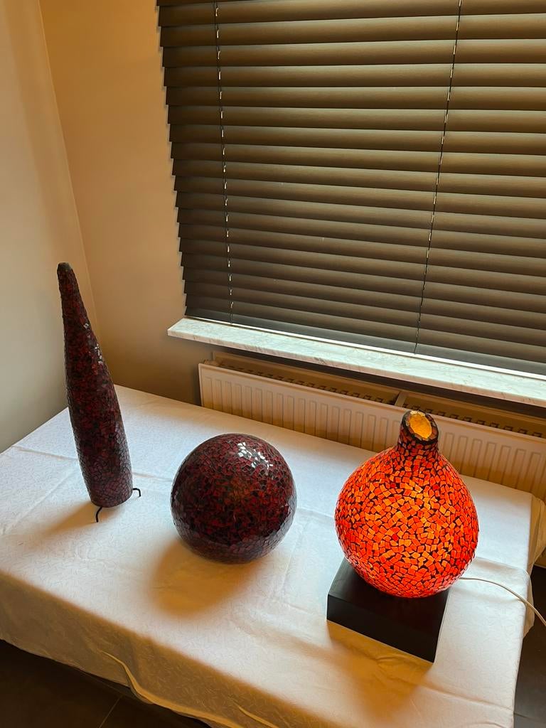 Decoratie met glazen mozaïek, Ophalen, Zo goed als nieuw