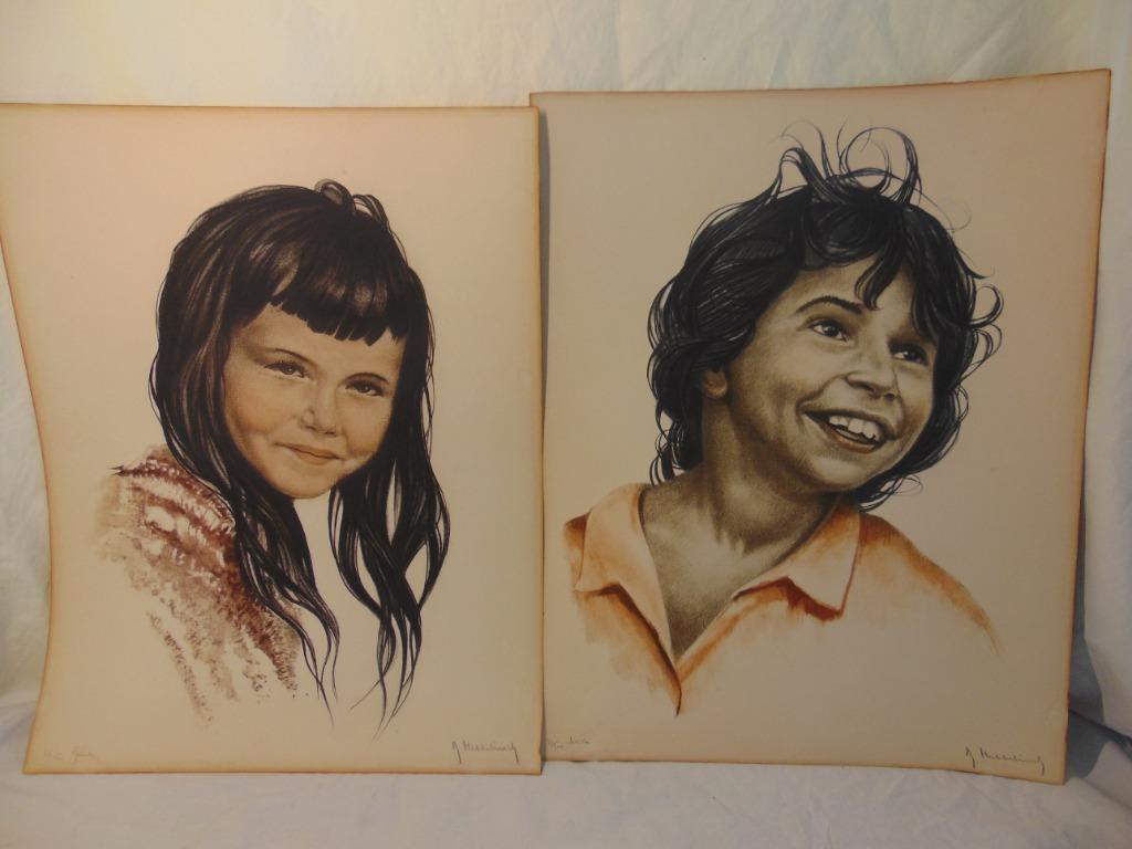 Lithographie de Roger Hebbelinck, Enlèvement ou Envoi