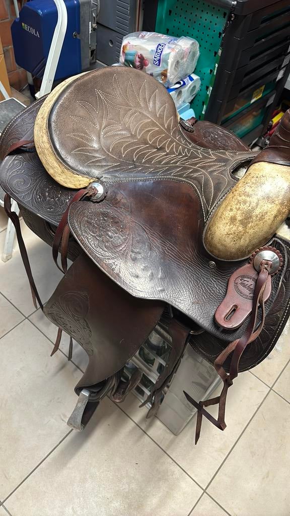 Western zadel, Ophalen, Zo goed als nieuw, Western