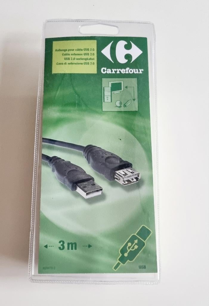 Rallonge pour câble usb 2.0, Enlèvement, Neuf