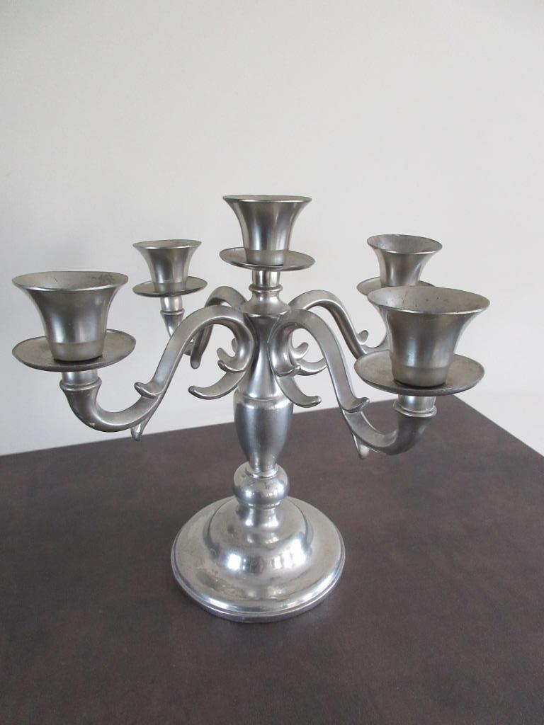 Ancien bougeoir vintage JEKA TIEL HOLLAND Real Dutch Pewter, Antiquités & Art, Antiquités | Bougeoirs, Enlèvement