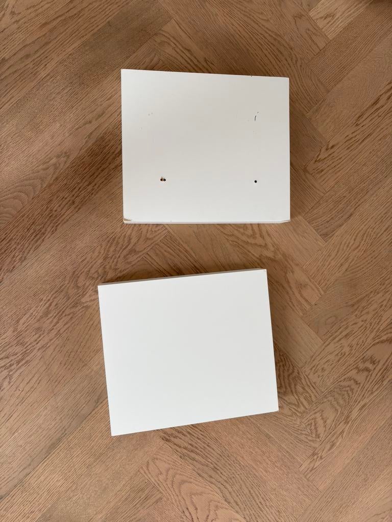 Wandplanken Ikea Lack (2x) 30x26 cm, Ophalen of Verzenden, Gebruikt