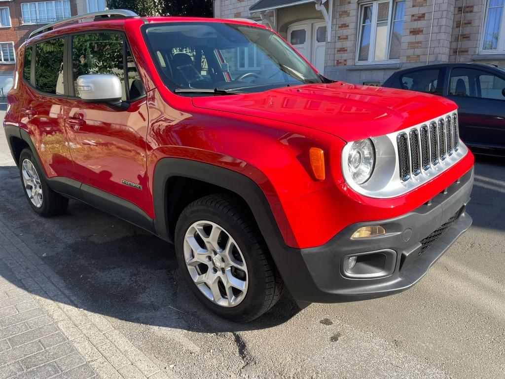 jeep ranegade, Auto's, Jeep, Zwart, Leder, Bedrijf, Te koop