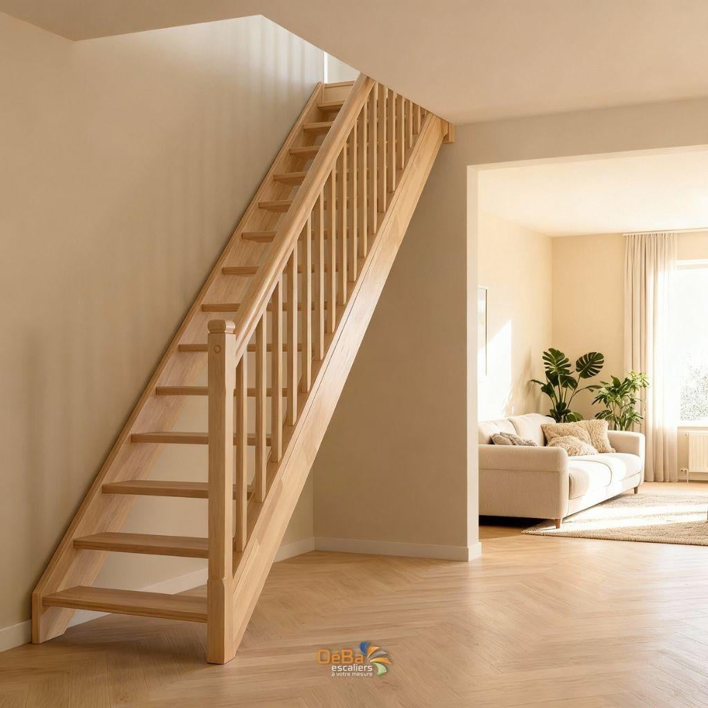 Escalier sur mesure en Bois en kit prêt à poser, Bricolage & Construction, Envoi, Neuf