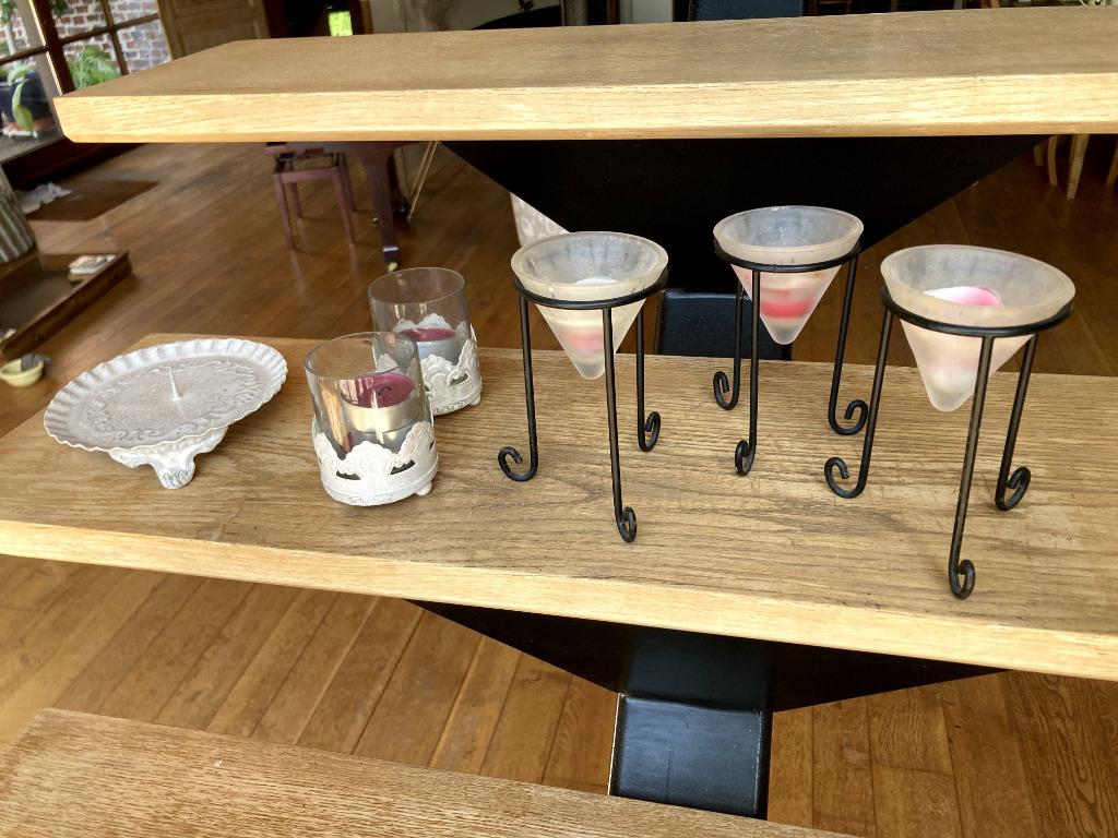 Bougeoires lot, Enlèvement, Utilisé, Chandelier