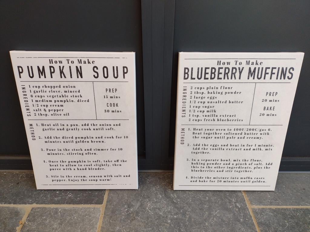 Kaders met recepten, Enlèvement ou Envoi, Comme neuf