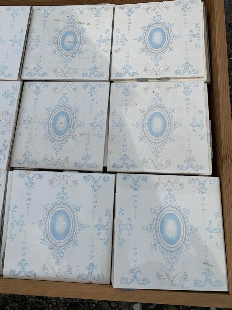 Lot gebruikte tegels jaren 70., Doe-het-zelf en Bouw, Tegels, Ophalen, Gebruikt