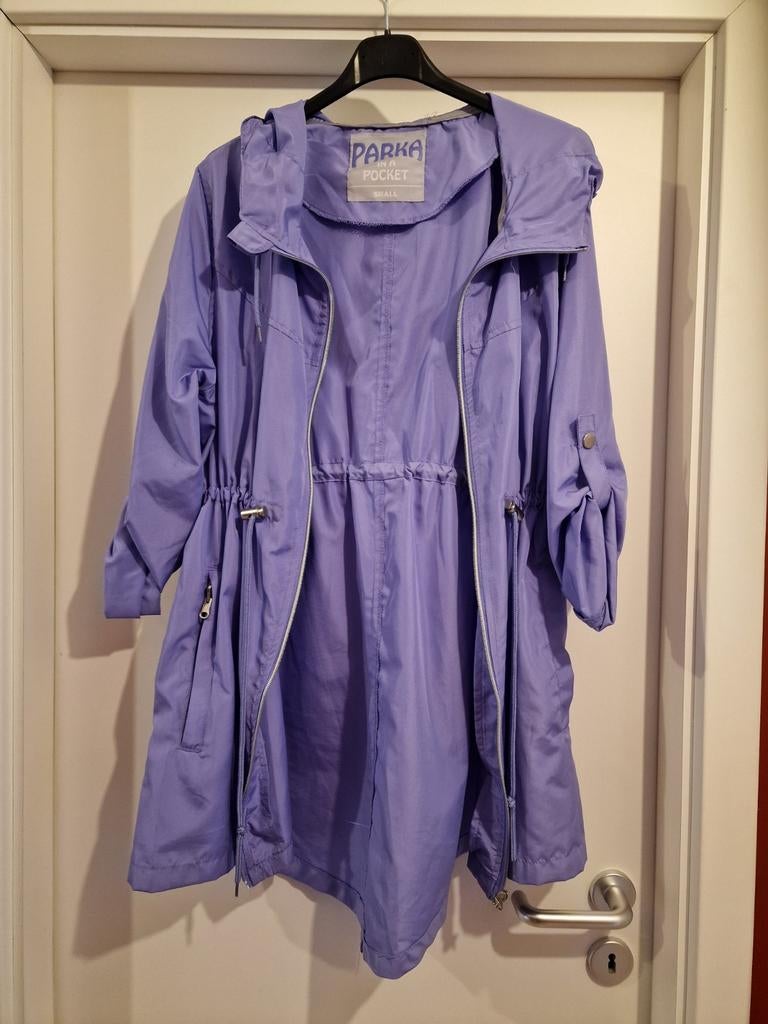 Parka mauve/violet - Taille S - Parka in a pocket - Neuf, Vêtements | Femmes, Enlèvement ou Envoi, Neuf, Violet