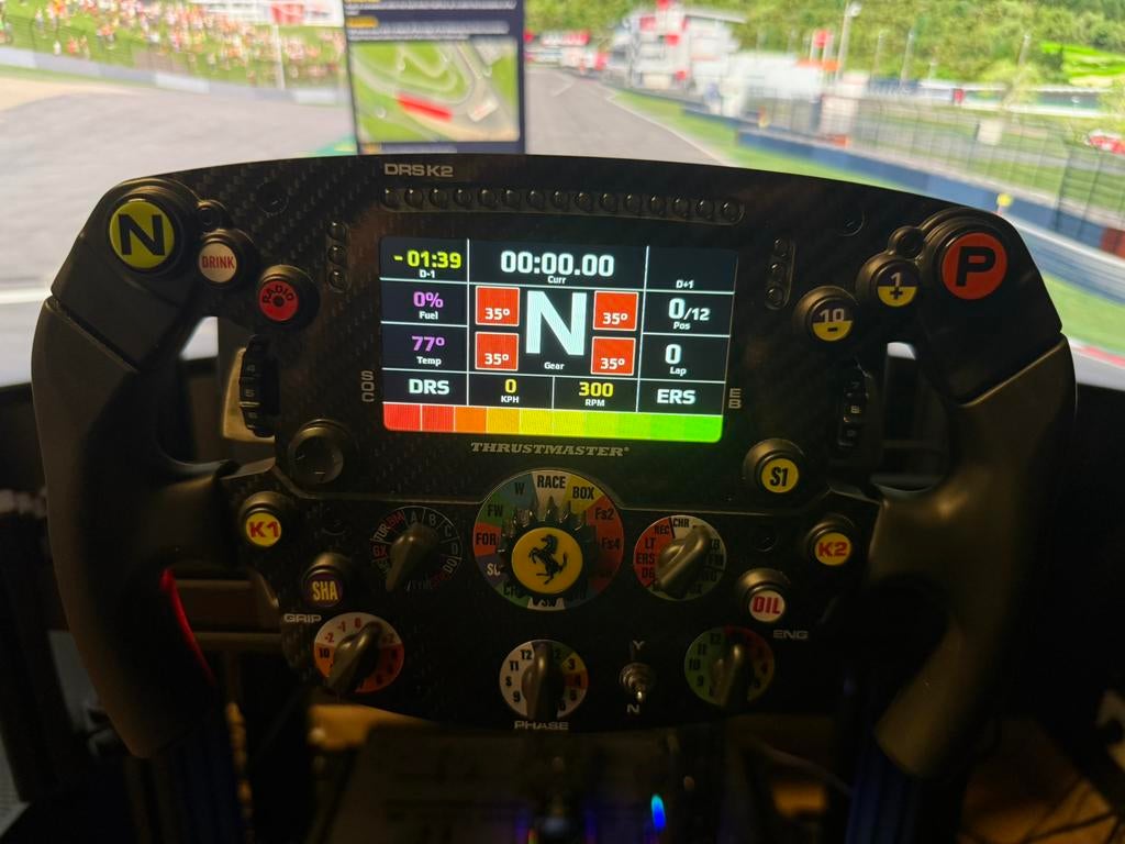 Thrustmaster TSXW + Ferrari SF1000 stuur + TLCM pedals, Enlèvement