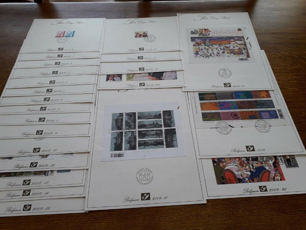 Année 2002 : année complète FDS (23 pièces), Enlèvement