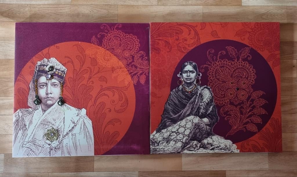 Deux tableaux de "portrait Ethnique ", Enlèvement