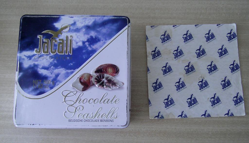 Boite en Métal  " JACALI  Chocolaterie ", Enlèvement ou Envoi, Utilisé, Autre, Autres marques
