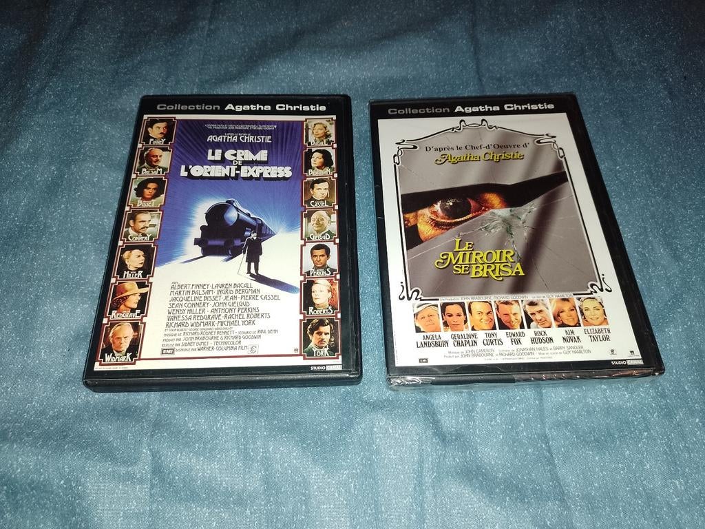 A vendre lot de 2 DVD de la collection Agatha Christie, À partir de 9 ans, Enlèvement ou Envoi, Comme neuf, Détective et Thriller