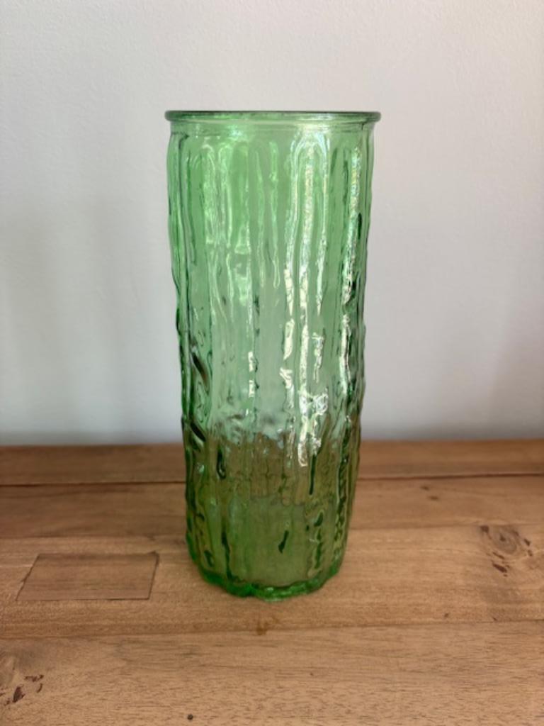 nouveau vase vert, Maison & Meubles, Neuf, Moins de 50 cm, Enlèvement ou Envoi, Verre