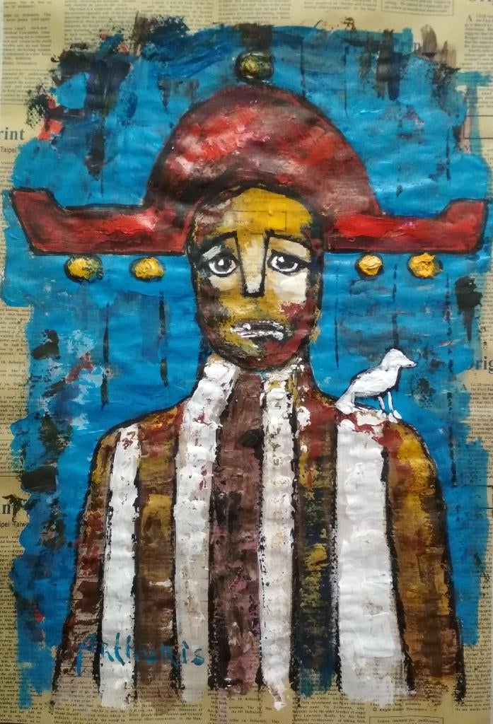 Peinture « Le clown triste », Antiquités & Art, Envoi