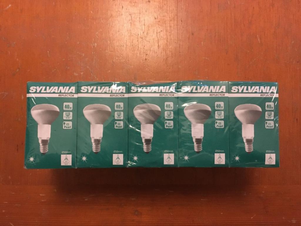 10 ampoules / spots E14 Sylvania Reflector 40W, Maison & Meubles, Enlèvement ou Envoi, Neuf
