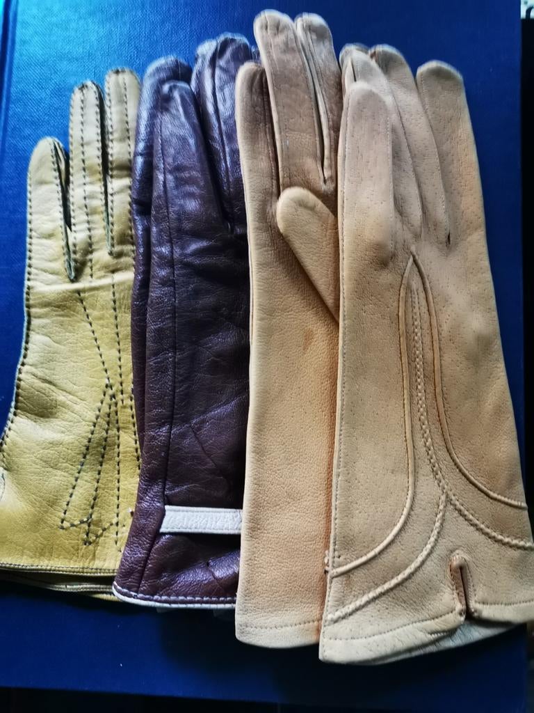 Gants de mi-saison rétro des années 50 et 60, Collections, Enlèvement ou Envoi, Produits blancs